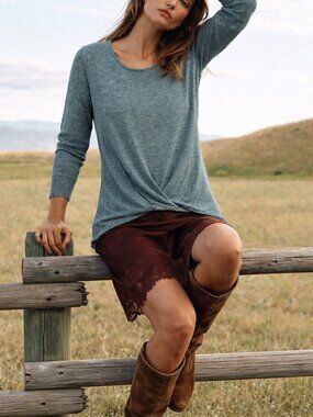 Sweater with Back  Pleating Detail (4159)